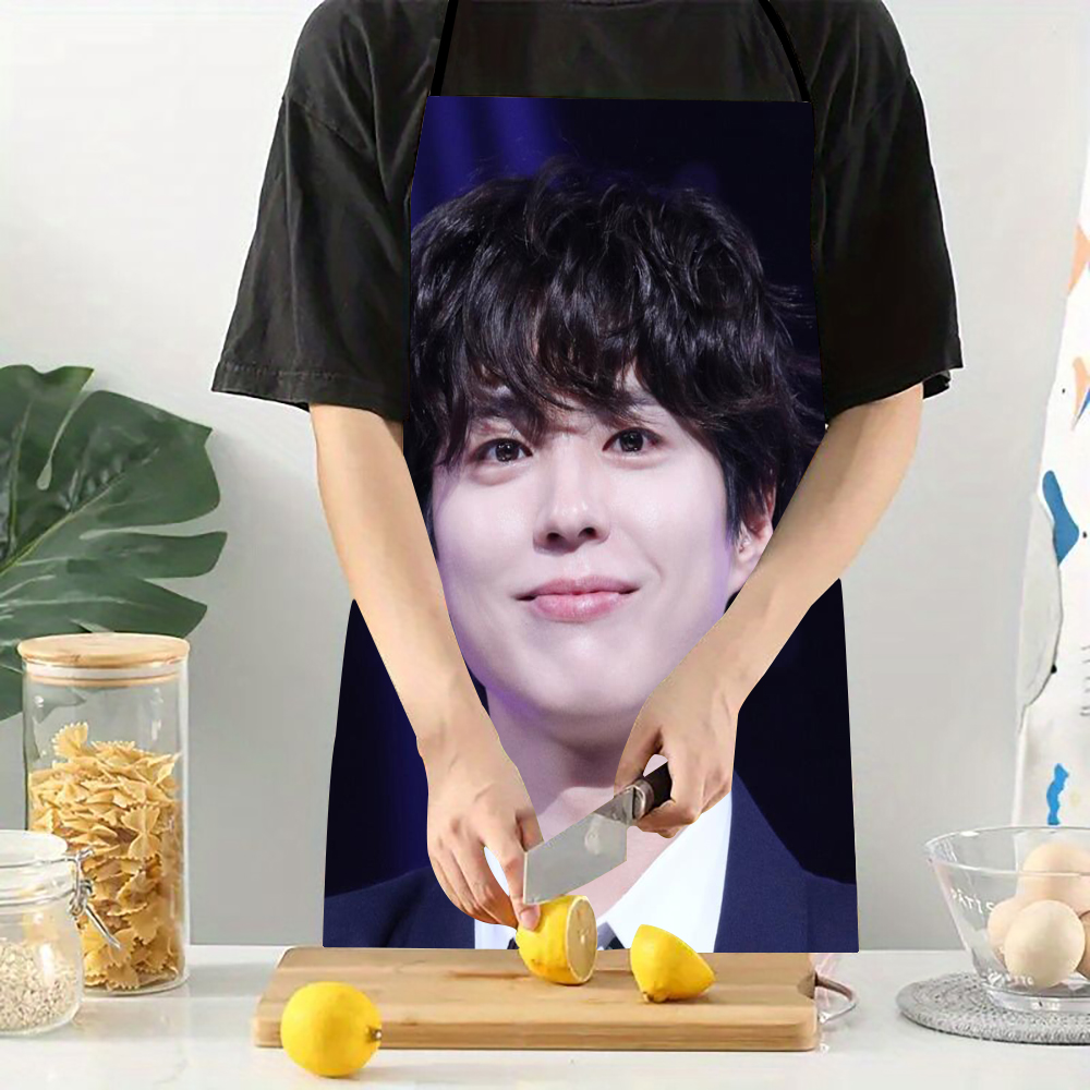 Home Cooking Work - ผ้ากันเปื้อน Park Bo Gum สําหรับห้องครัวในบ้านกันน้ําและกันน้ํามันเสื้อผ้าทํางานทําอาหารเบาและบาง 7.23