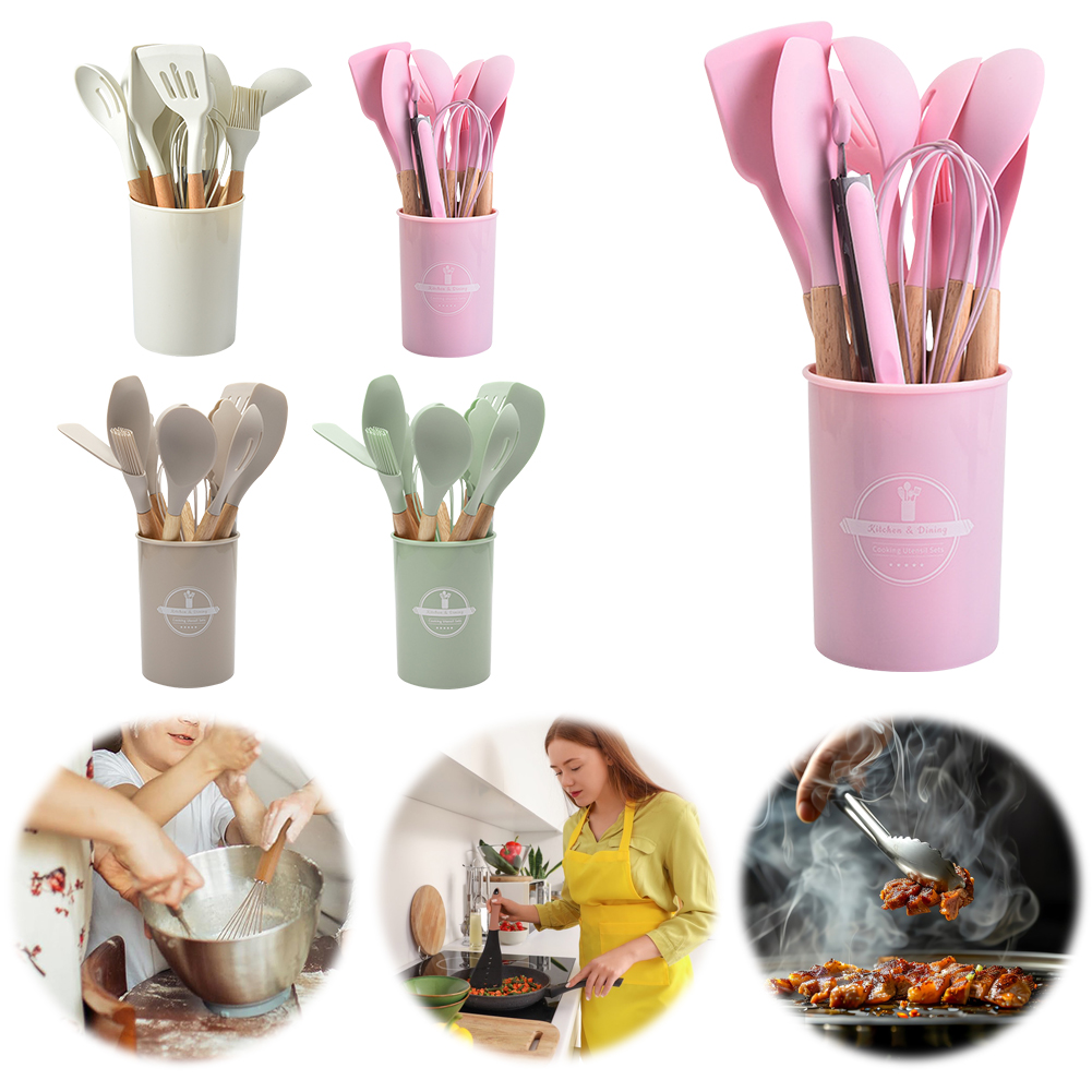 ชุดอุปกรณ์ครัว 12 ชิ้น ทนความร - Home Cooking Services บทวิจารณ์และราคา