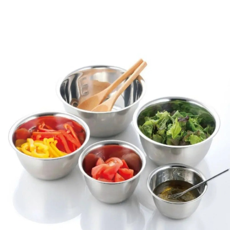 ชามผสมอาหารแบบพกพาชามสแตนเลสสำ - Home Cooking Services บทวิจารณ์และราคา