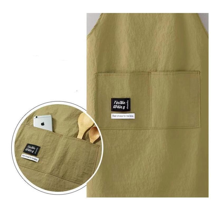 ผ้ากันเปื้อนโพลีเอสเตอร์สำหรับ - Home Cooking Work บทวิจารณ์และราคา