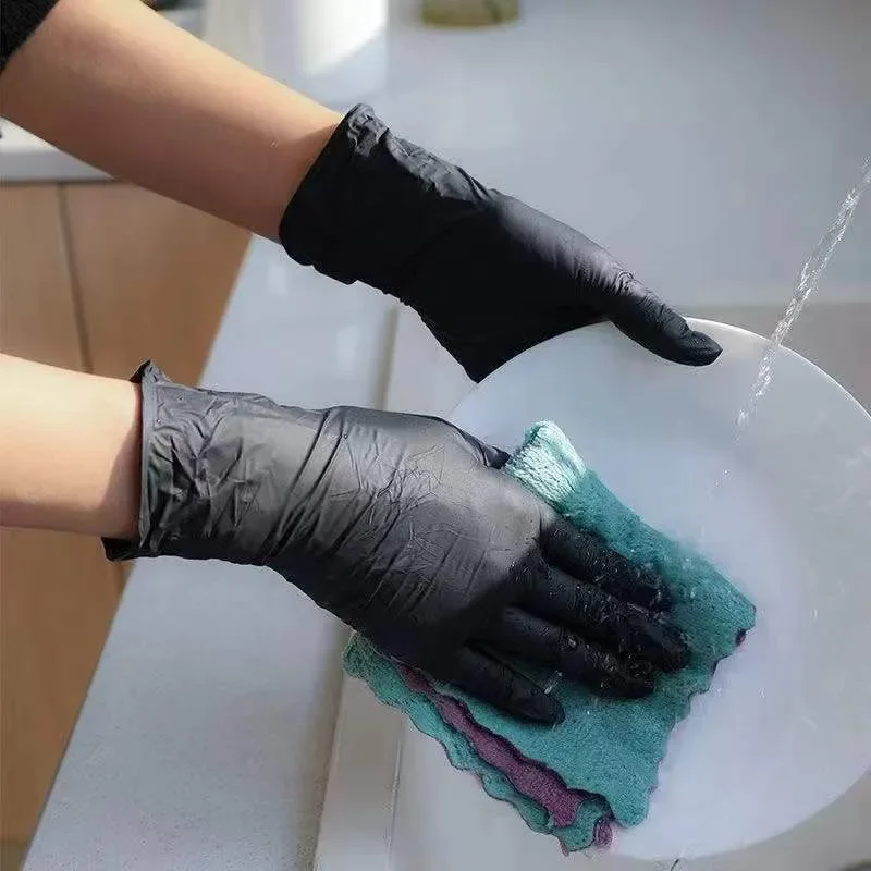 ถุงมือแบบใช้แล้วทิ้ง ถุงมือไนไ - Home Cooking Work บทวิจารณ์และราคา