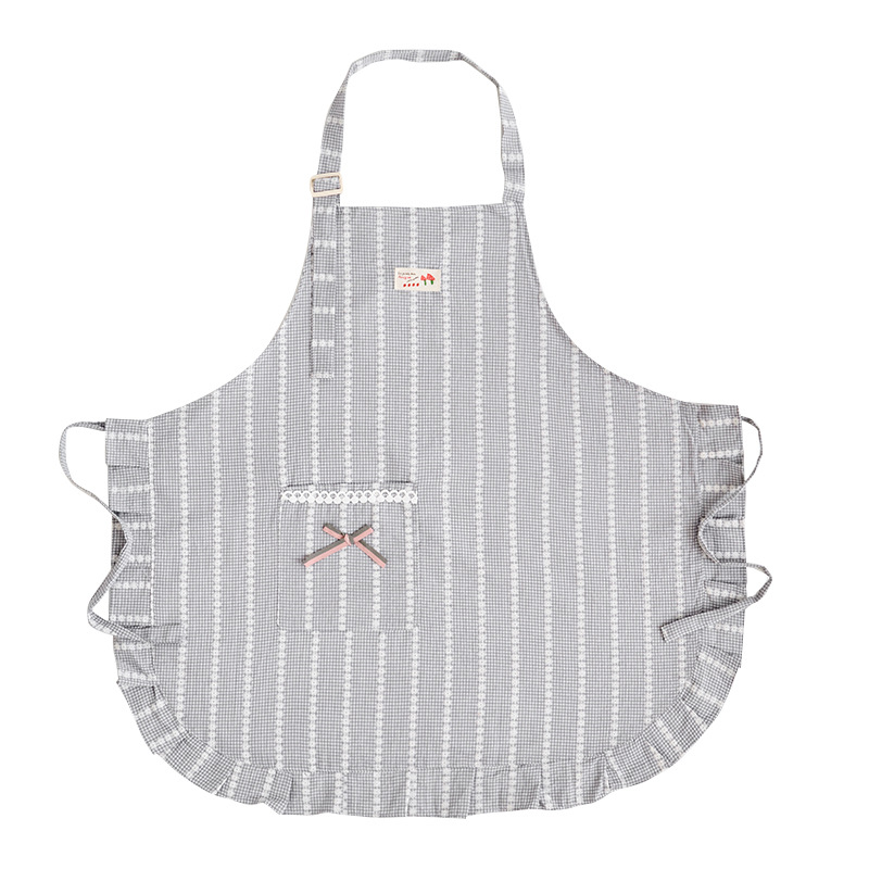 ผ้ากันเปื้อนลายทางแบบปรับได้สำ - Home Cooking Work บทวิจารณ์และราคา