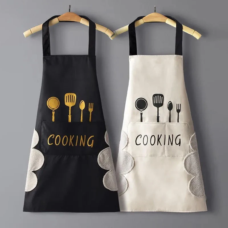 ผ้ากันเปื้อนกันน้ำ กันน้ำมัน เ - Home Cooking Work บทวิจารณ์และราคา