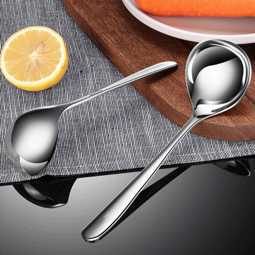 ช้อนสแตนเลสแบบหนา 2/1 ชิ้น ด้า - Home Cooking Services บทวิจารณ์และราคา
